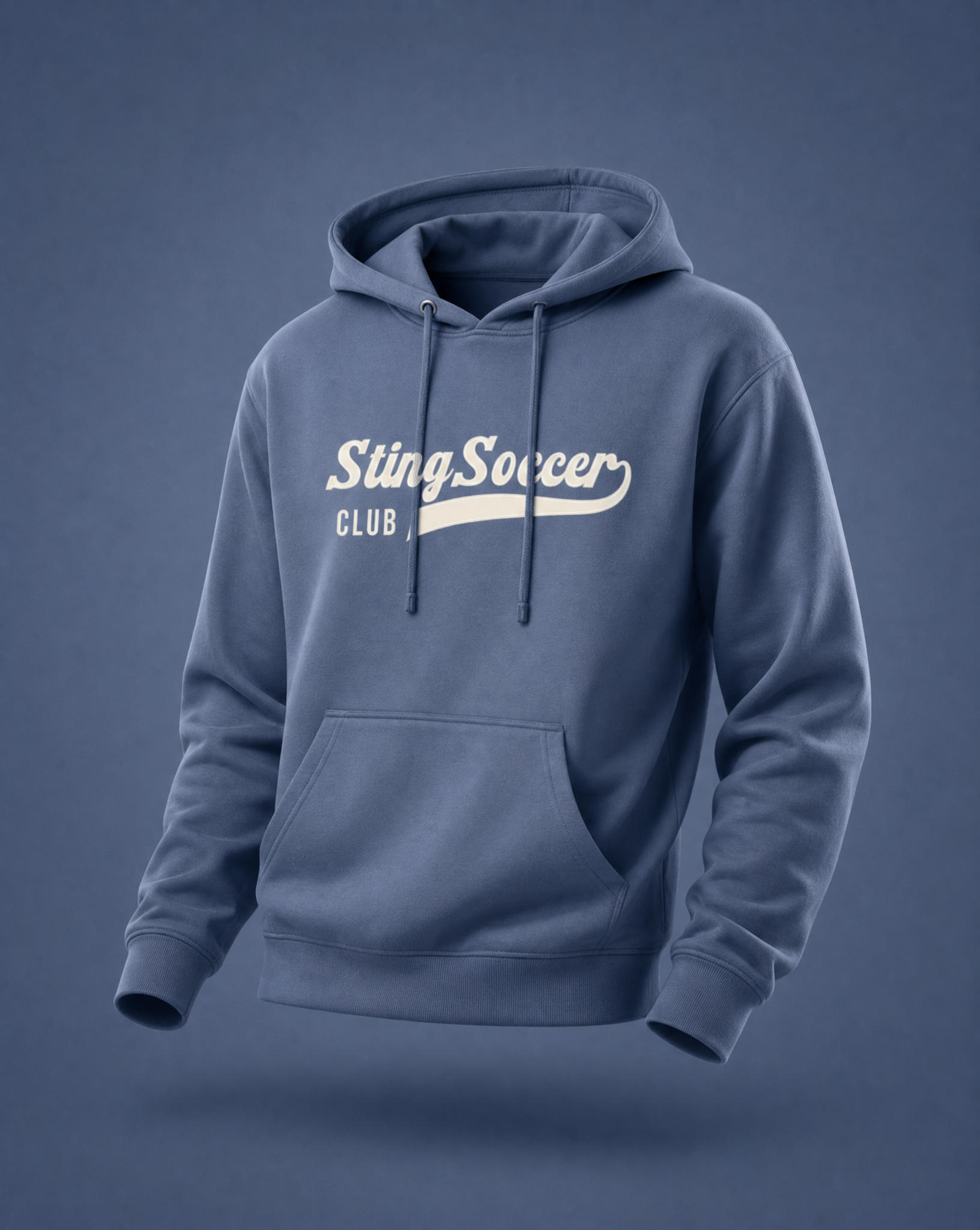 Sting Retro Collection | Youth Varsity Hoodie | Slate Blue