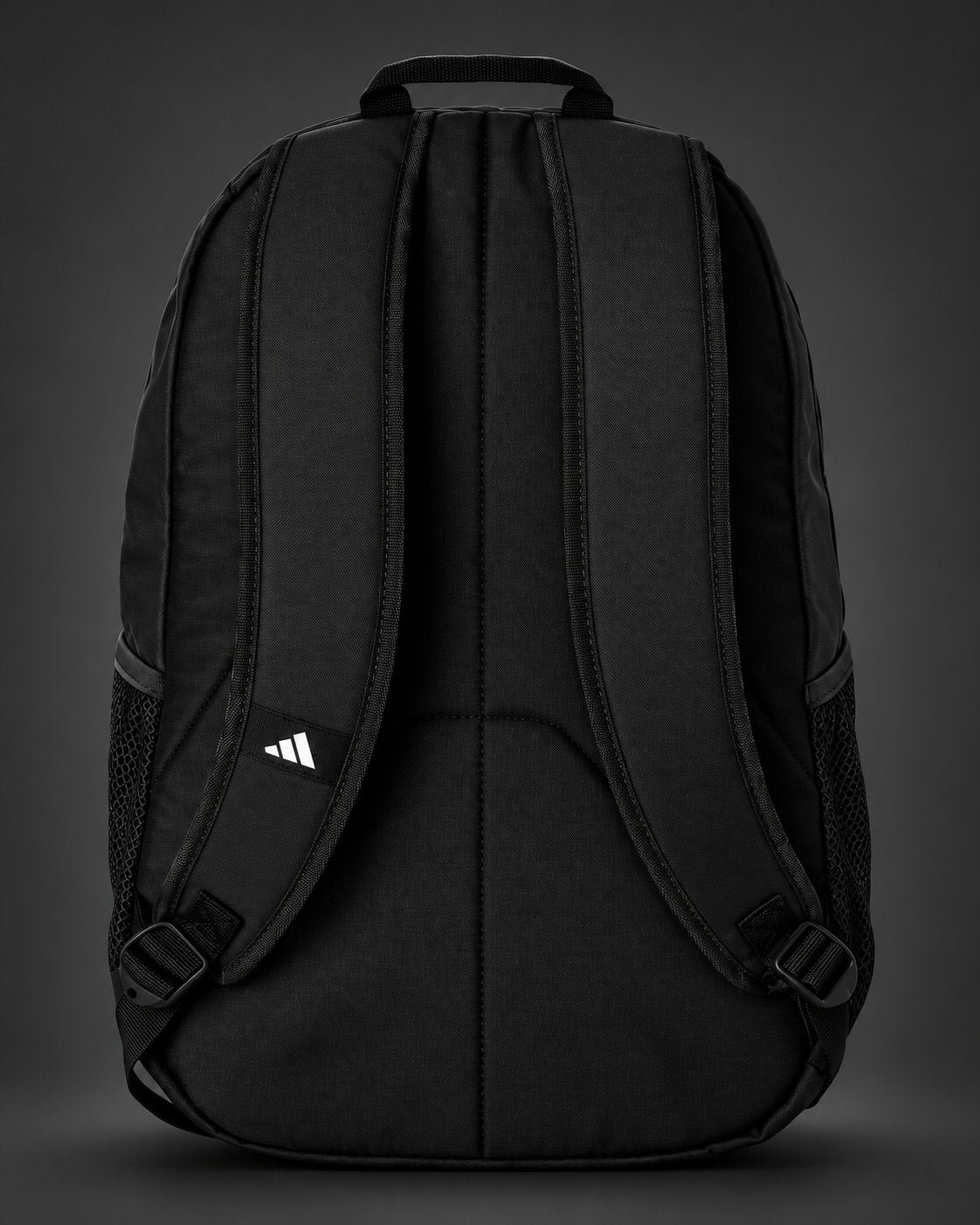 Sting Coach black Adidas Striker backpack, back view