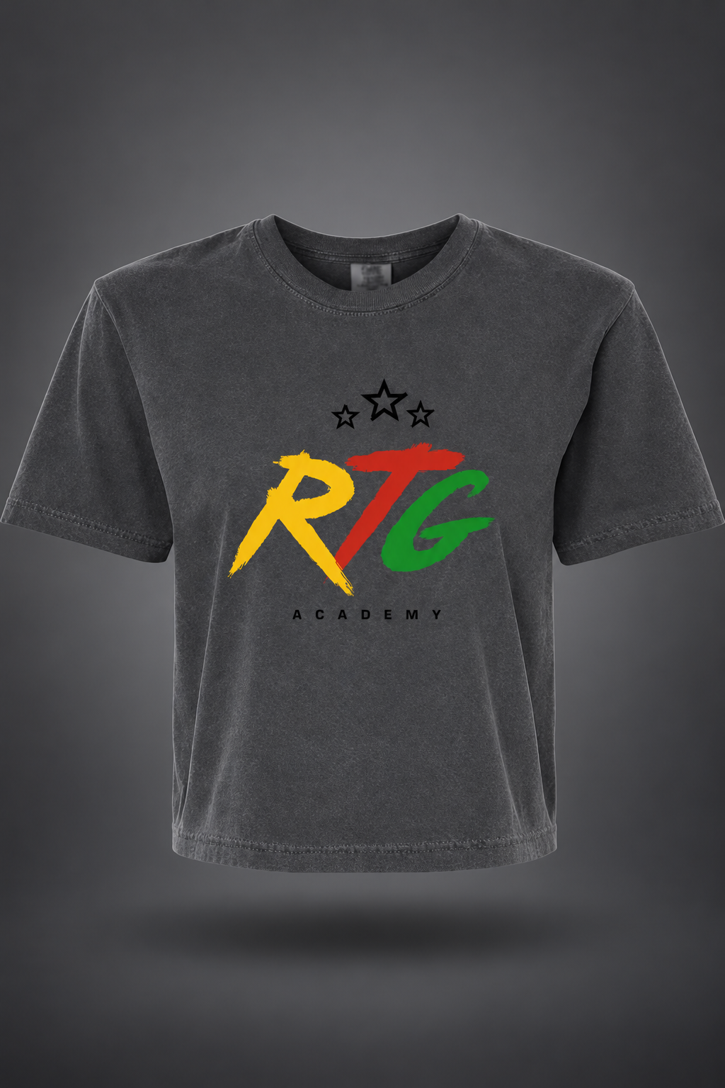 RTG Core | Women's Cropped CC Tee – front view