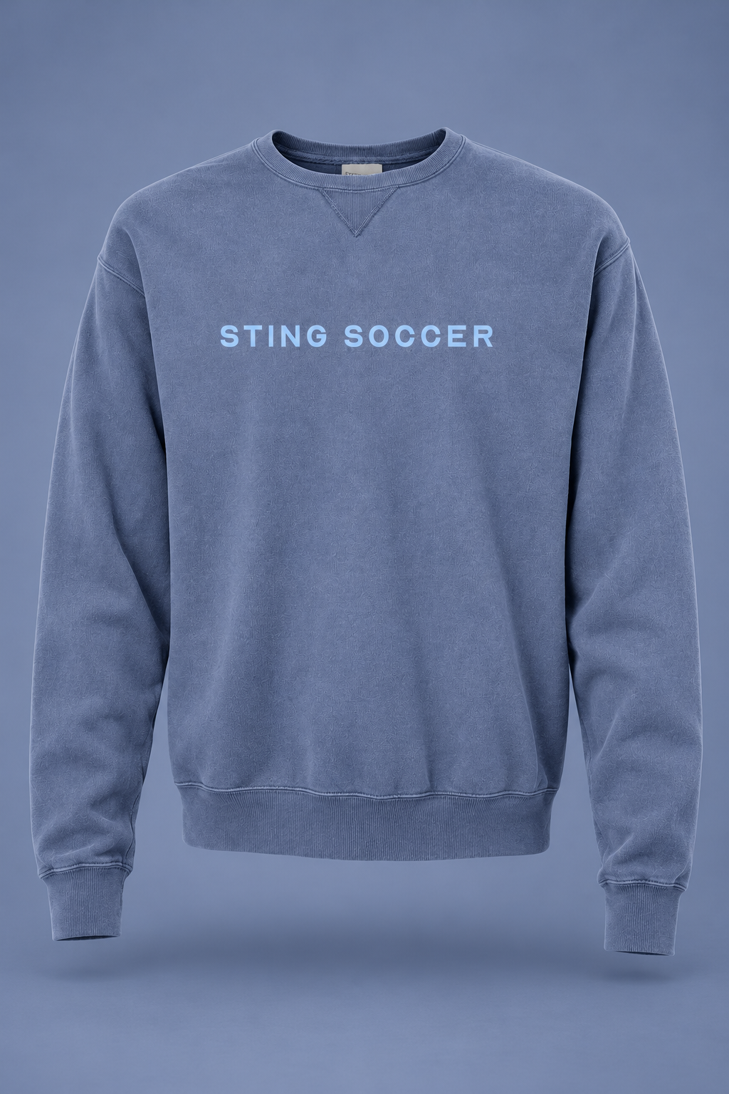 Sting Soccer CORE | ComfortWash Crewneck Sweatshirt – front view