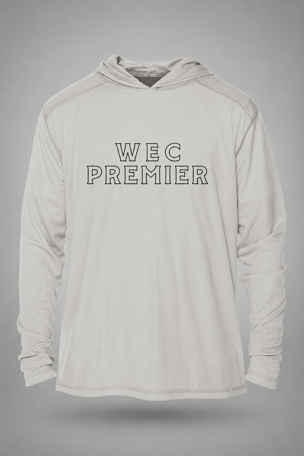 WEC Premier | Men's Vapor LS – Gray, front view