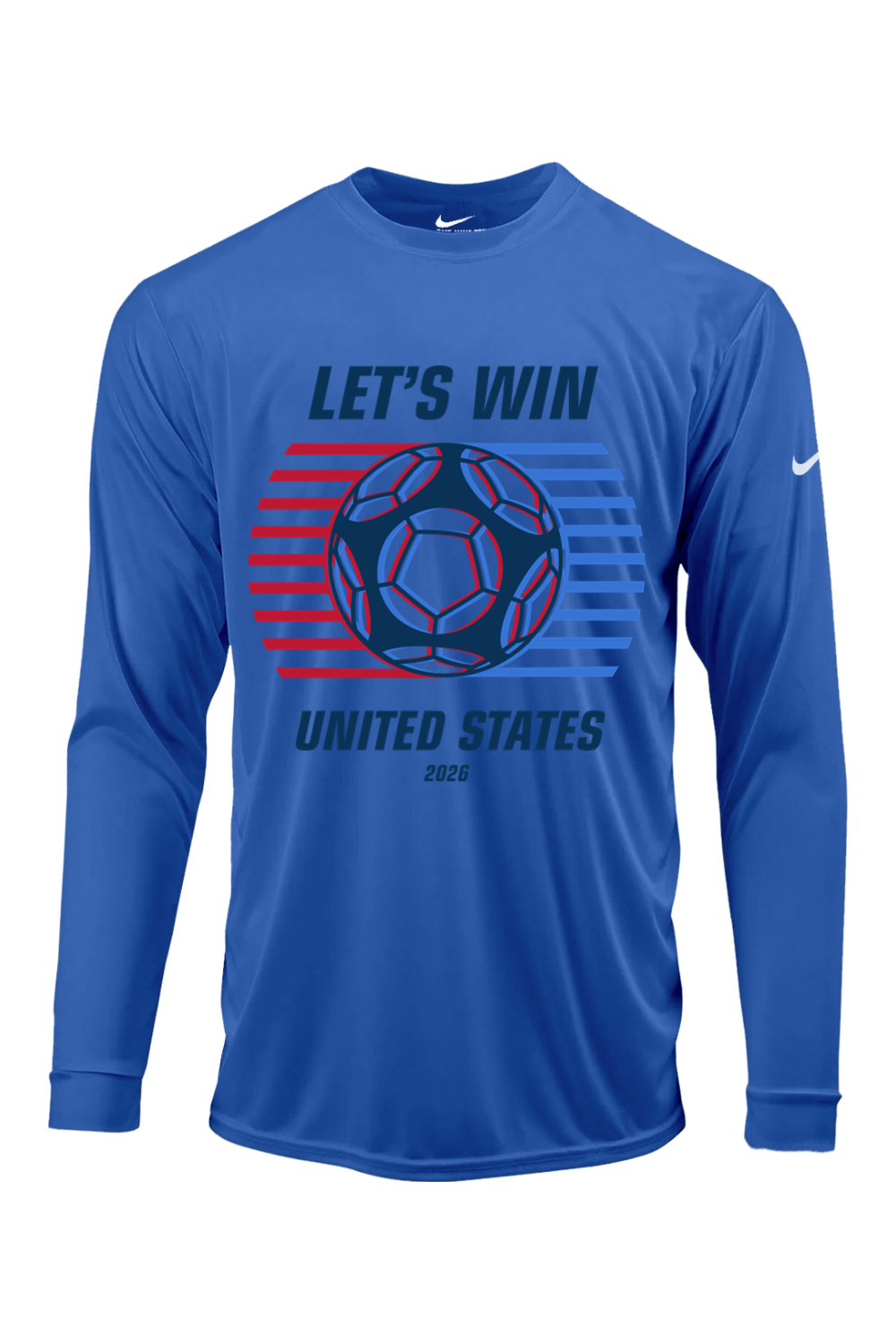 USA Let's Win | Nike Core Cotton Long Sleeve T-Shirt