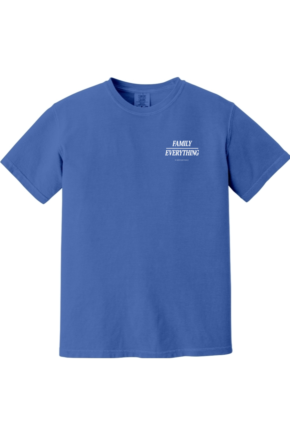 FCW ATX Event | Family Flo Blue Unisex Garment-Dyed Heavyweight T-Shirt