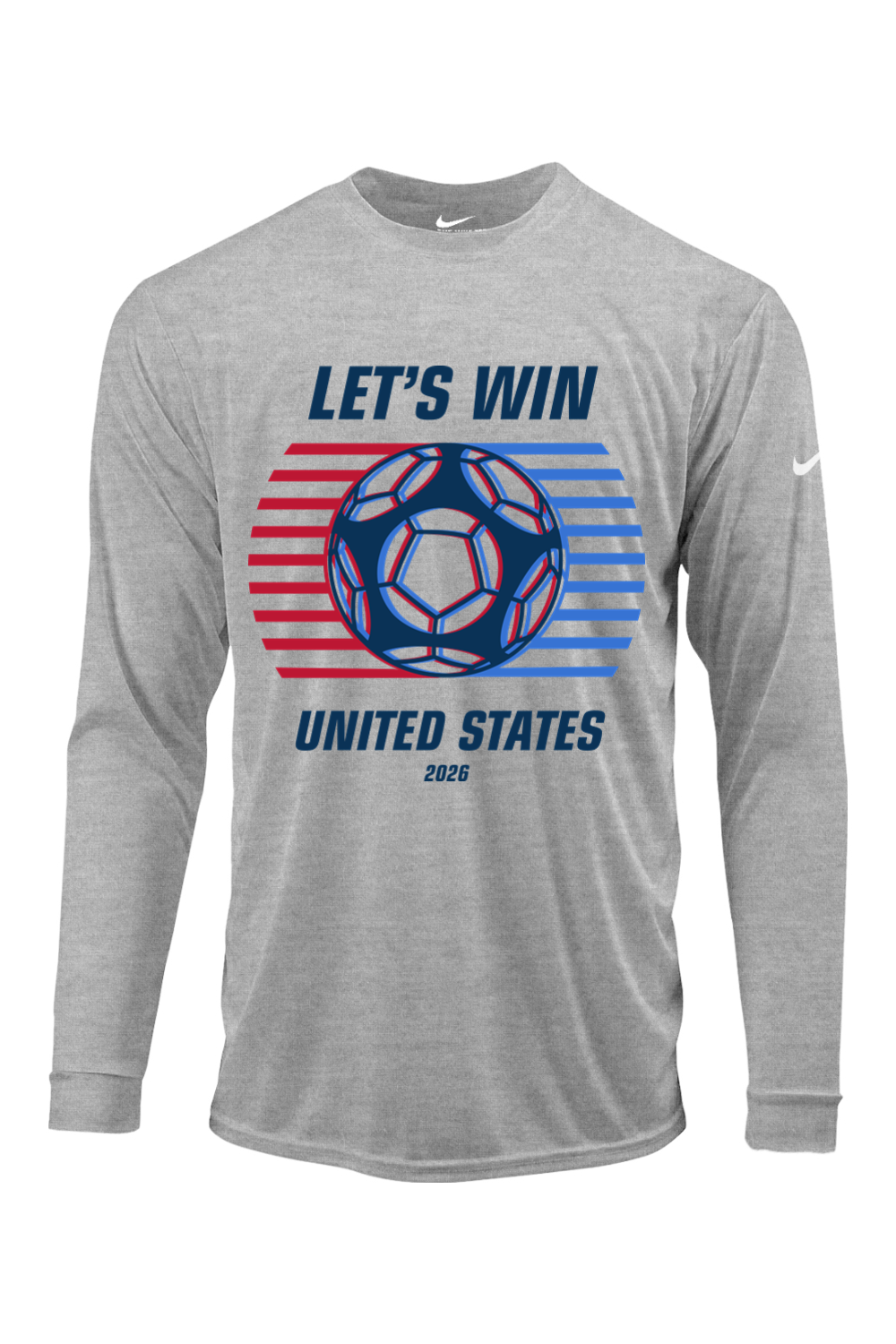 USA Let's Win | Nike Core Cotton Long Sleeve T-Shirt