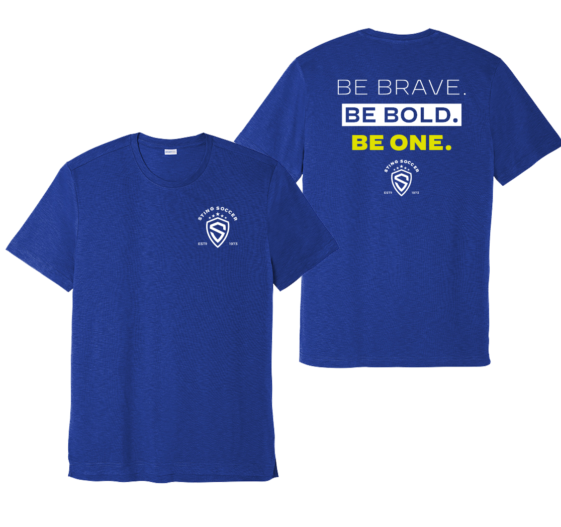 Sting 22 Brave.Bold.One. Sport-Tek Strive Tee