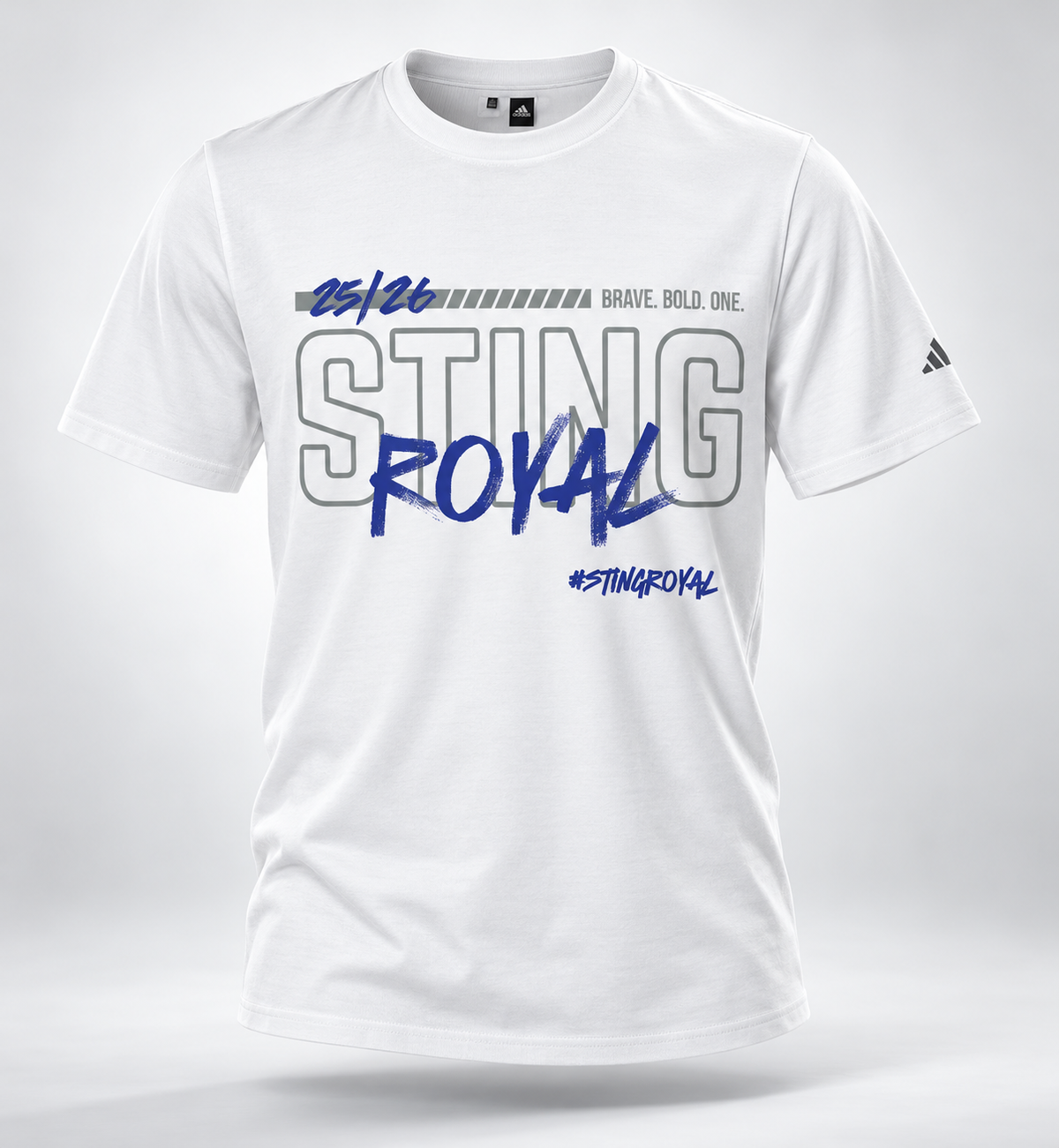 Sting Royal adidas Blend Tee – White