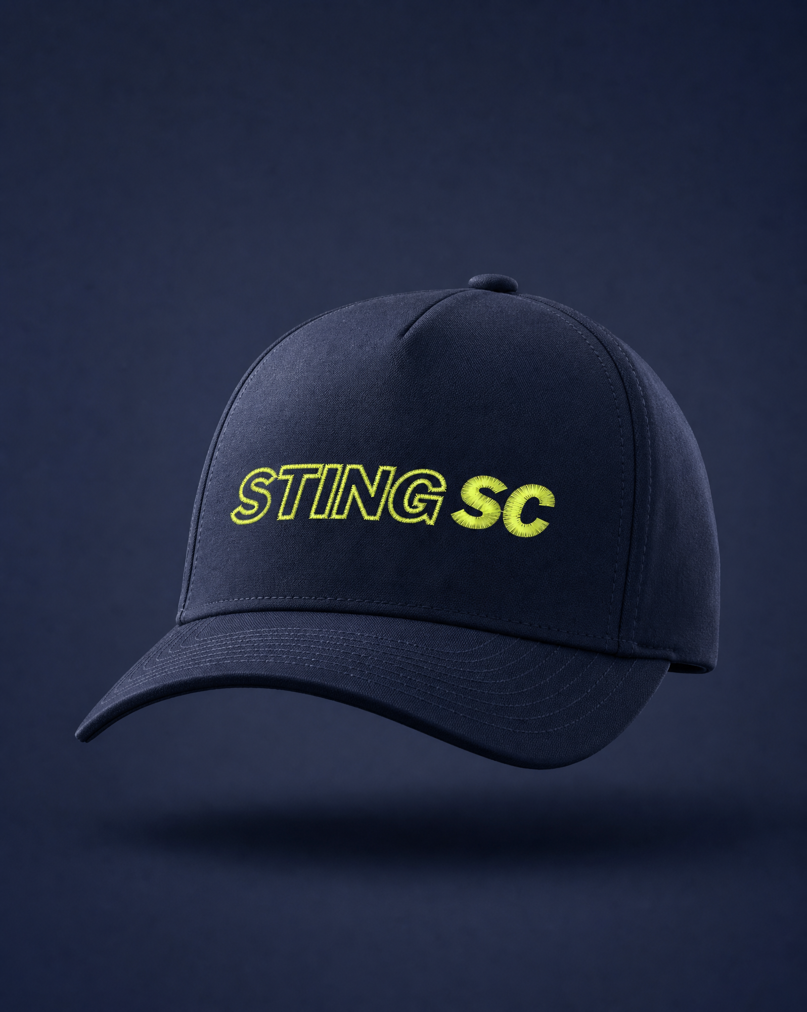 Sting Soccer Sideline | Neon & Navy Snapback