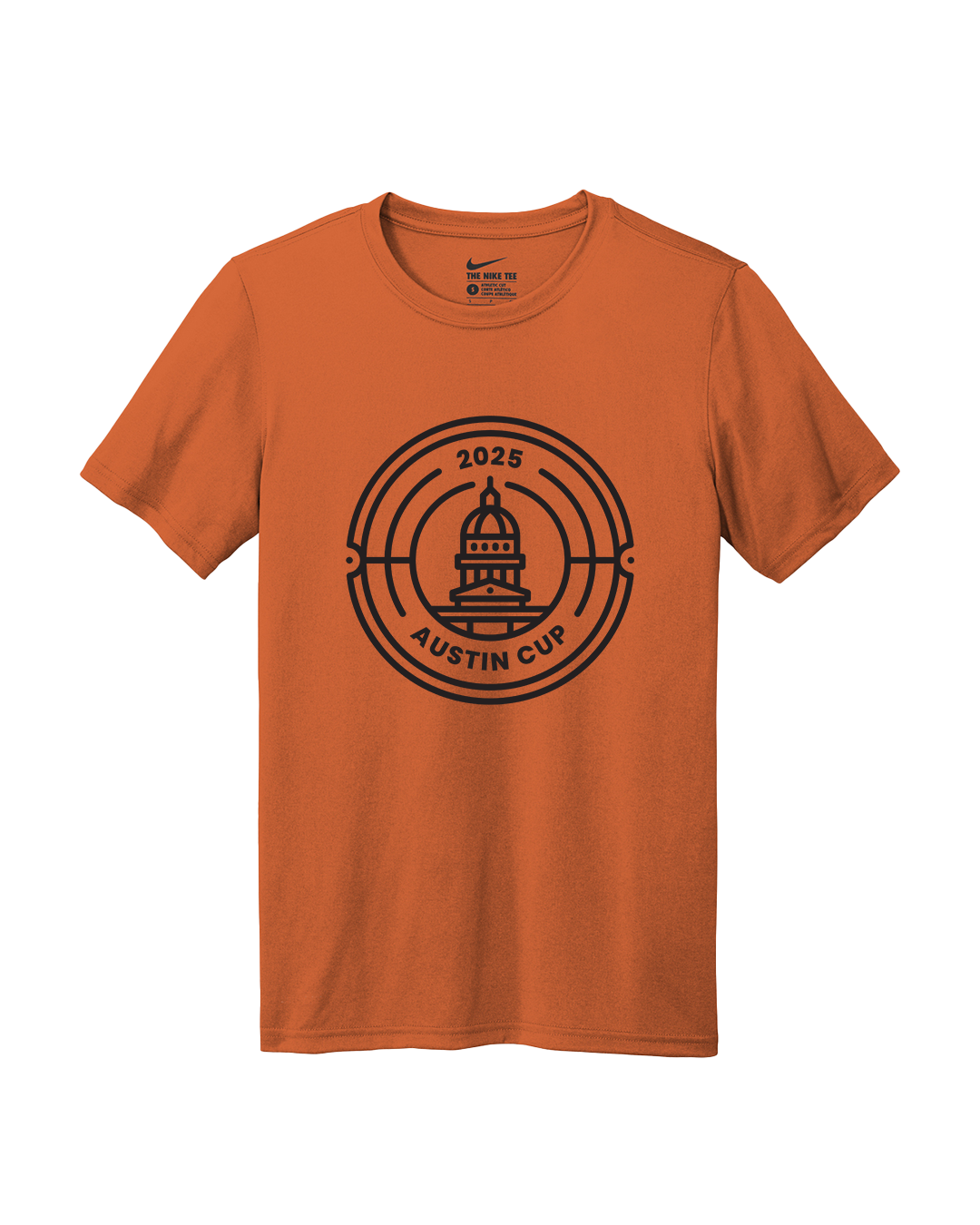 Austin Cup 2025 Youth Nike S/S Dri-Fit T-Shirt Primary Logo