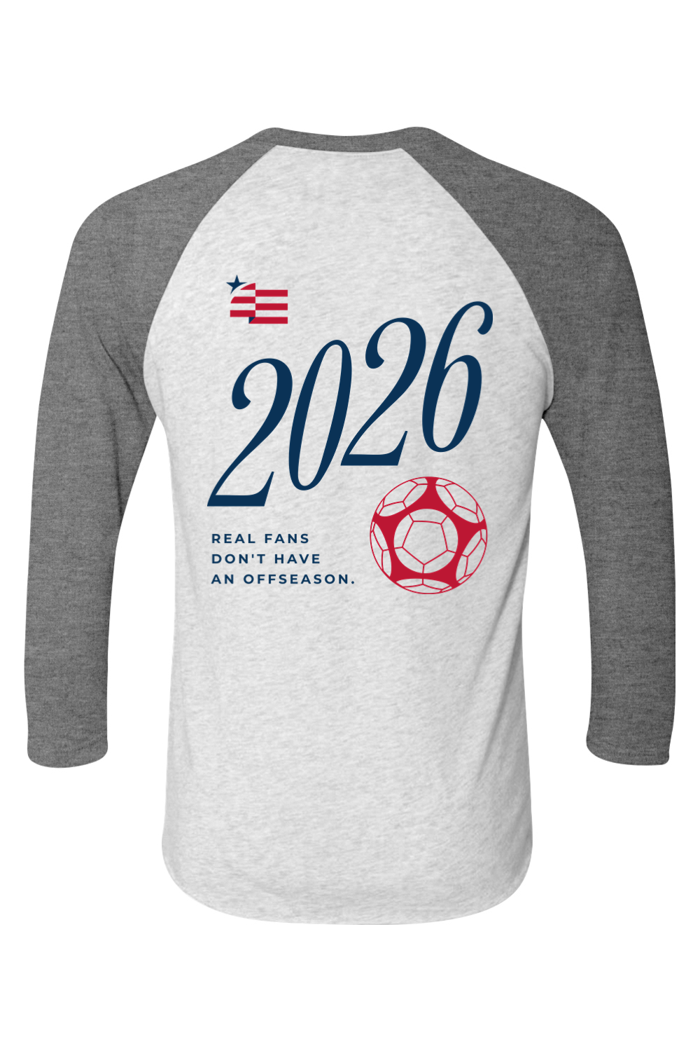 USA 2026 | Unisex Tri-Blend Three-Quarter Sleeve T-Shirt