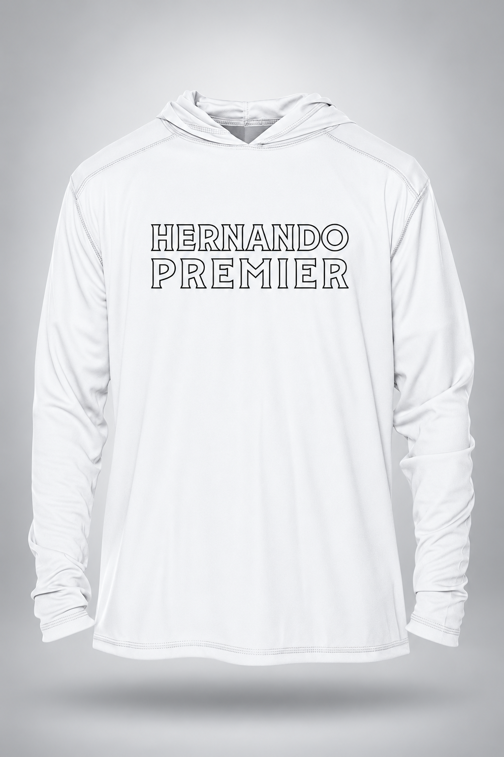 Hernando Premier | Men's Vapor LS – White, front view