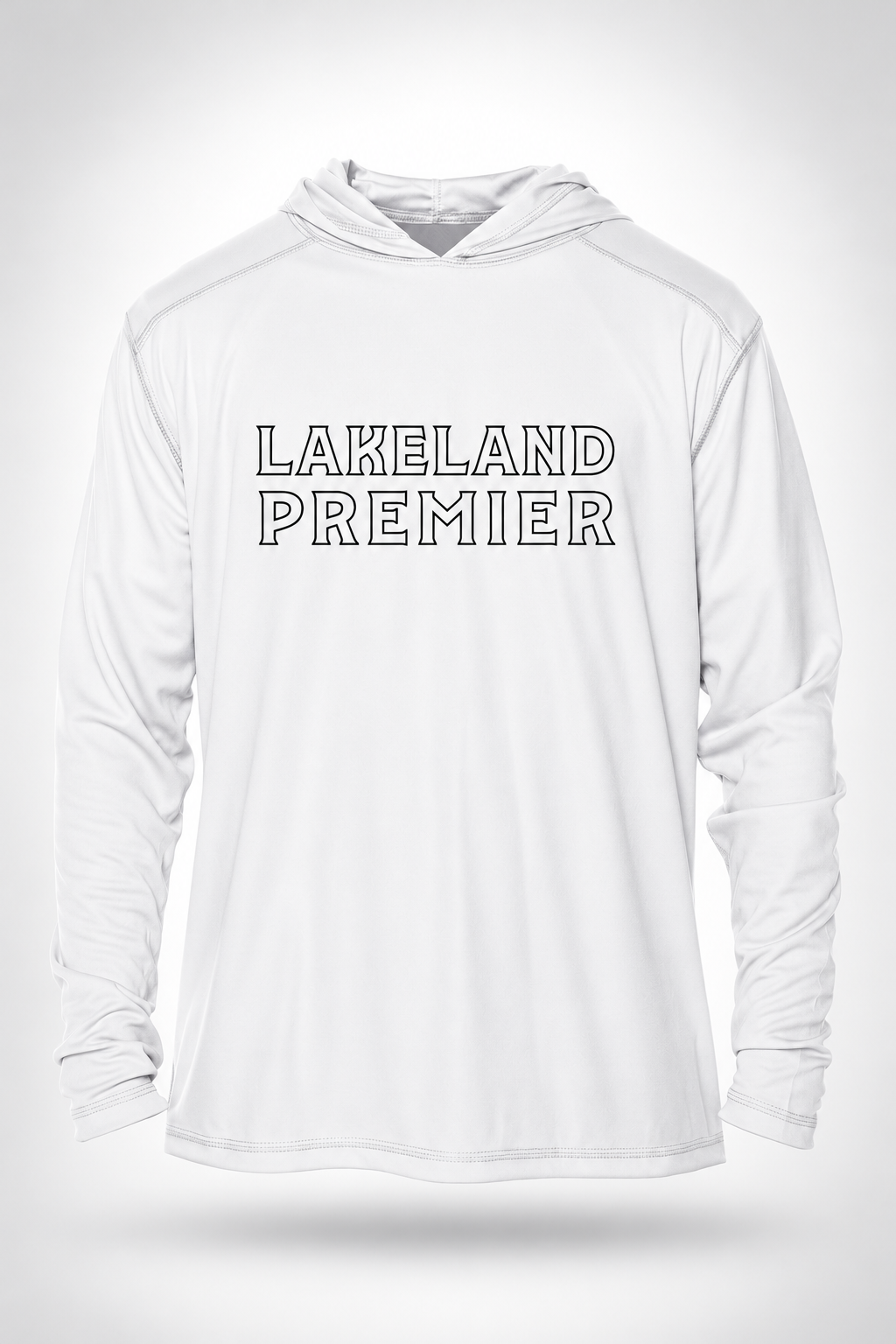Lakeland Premier| Youth Vapor LS – White, front view