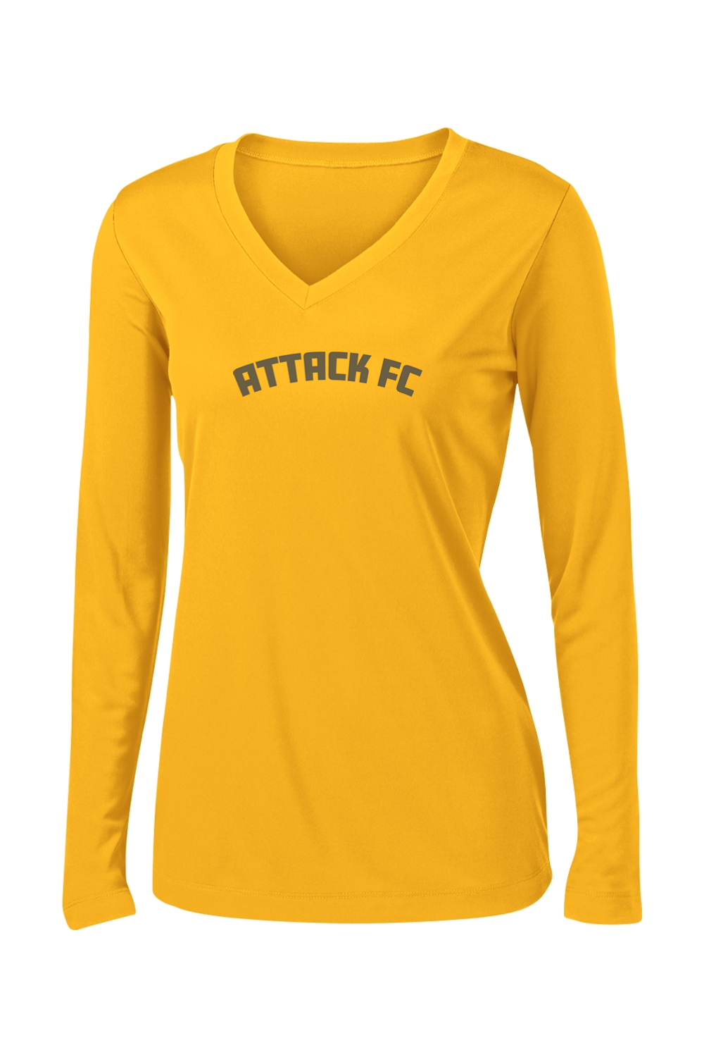 Attack FC | Ladies PosiCharge Competitor Long Sleeve V-Neck Tee